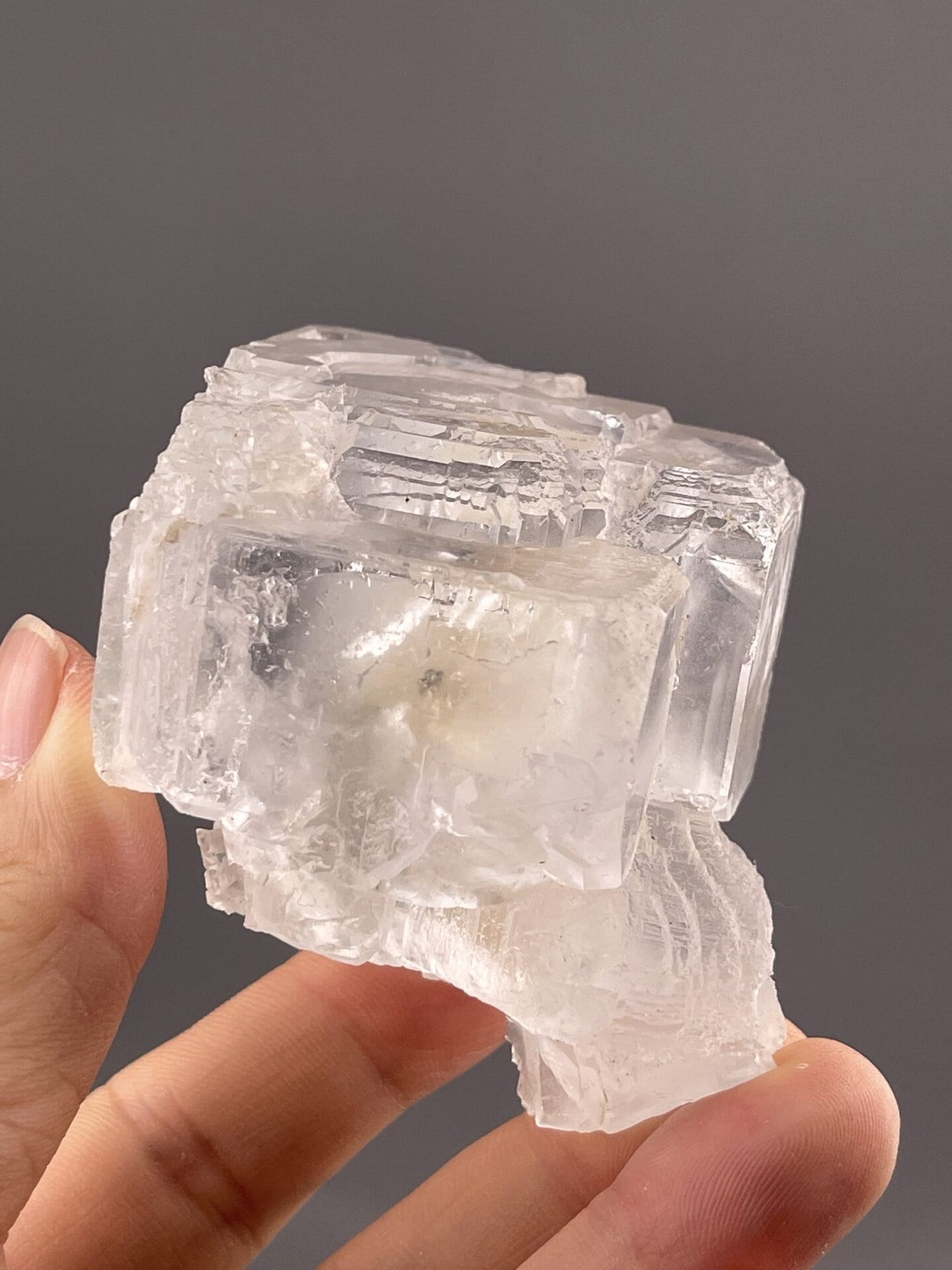 Fluorite Crystal Specimen from Chenzhou, Hunan, China – full specimen against white background