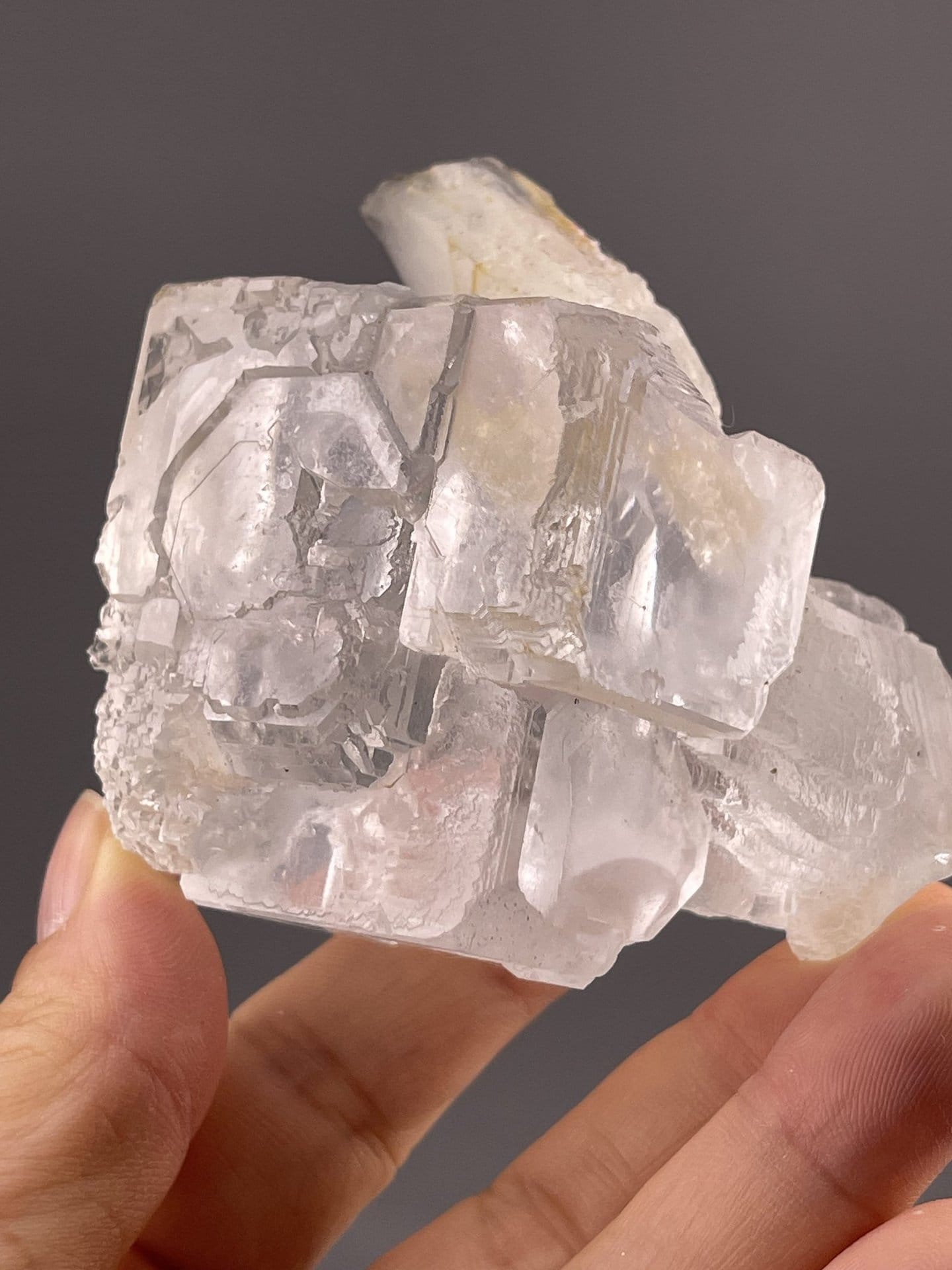 Fluorite Crystal Specimen from Chenzhou, Hunan, China – scale reference view