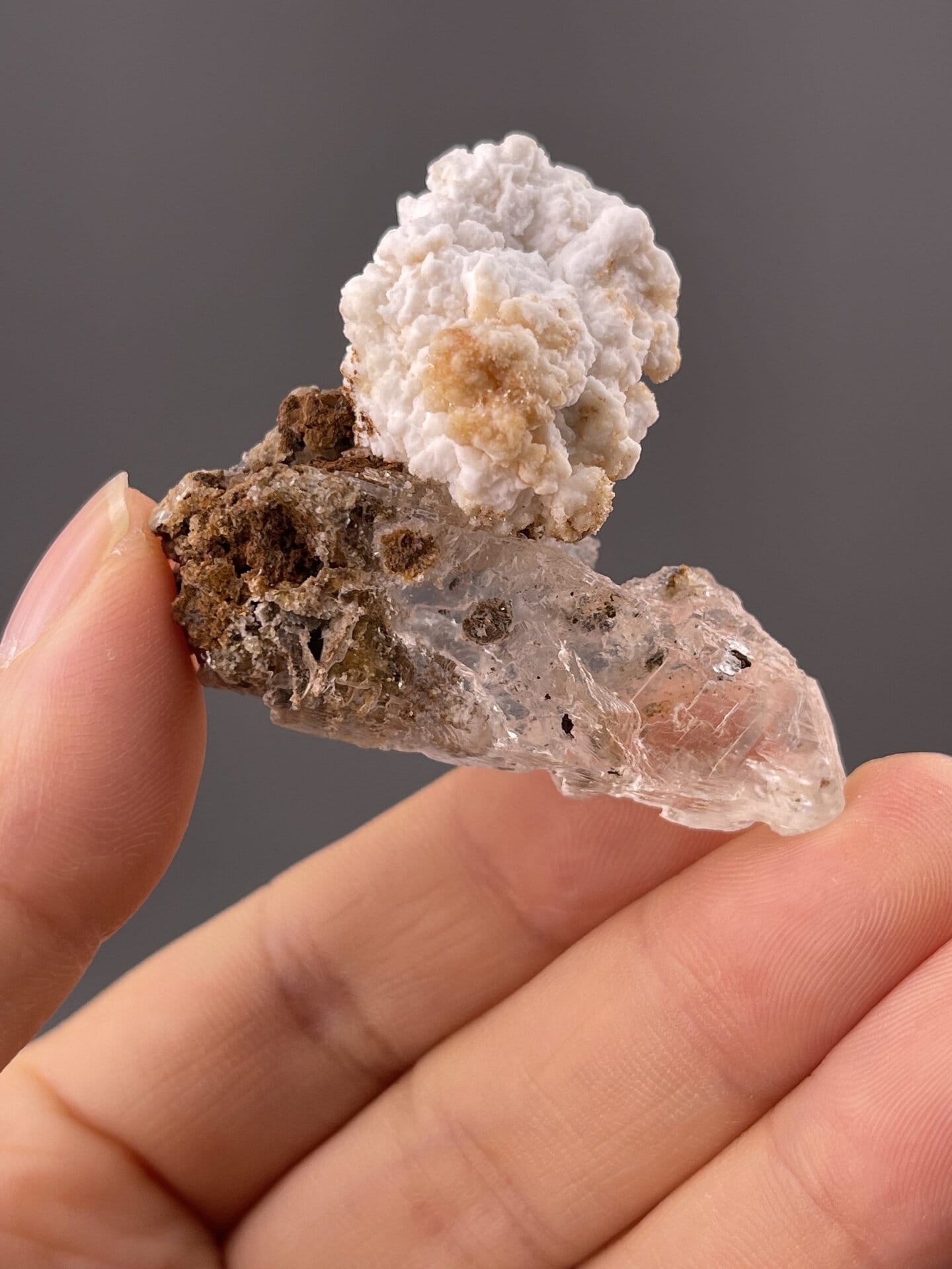 CaSO₄·2H₂O monoclinic gypsum with characteristic nodular habit, China