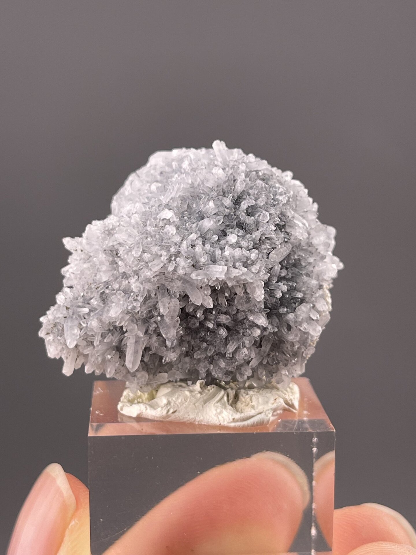 White botryoidal quartz from Fujian Province China, SKU C1104