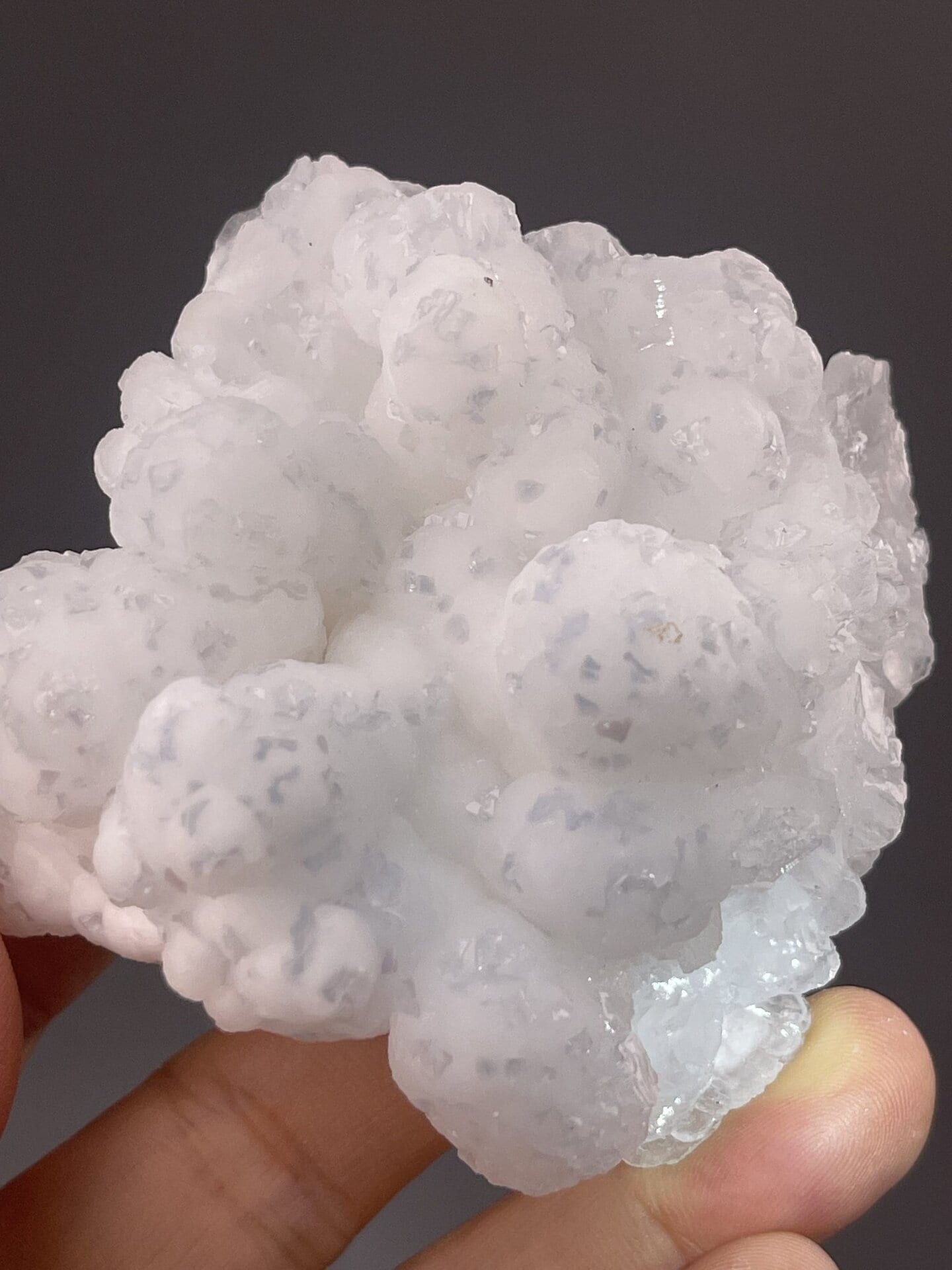 Celestite Crystals from Yunnan Origin – side profile