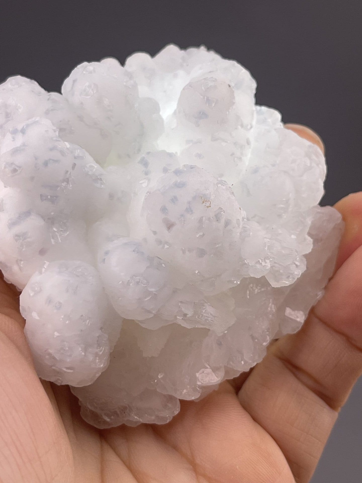 Celestite Crystals from Yunnan Origin – top-down view