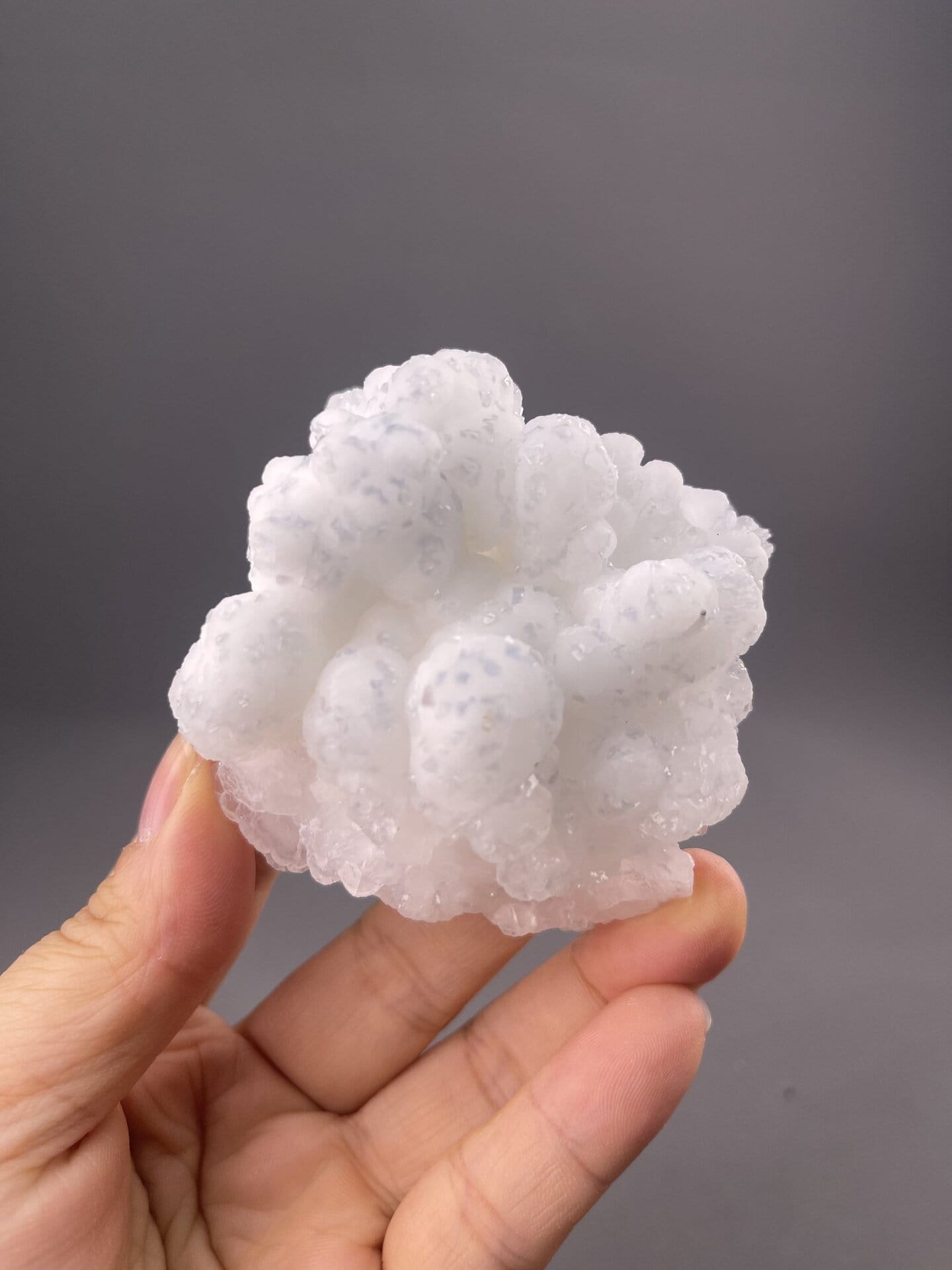 Celestite Crystals from Yunnan Origin – full specimen against white background