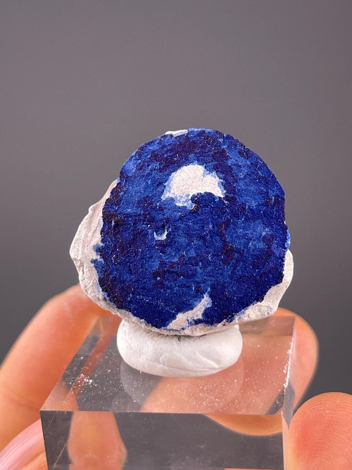 Azurite Sun crystal from Malbunka Copper Mine, Northern Territory, Australia