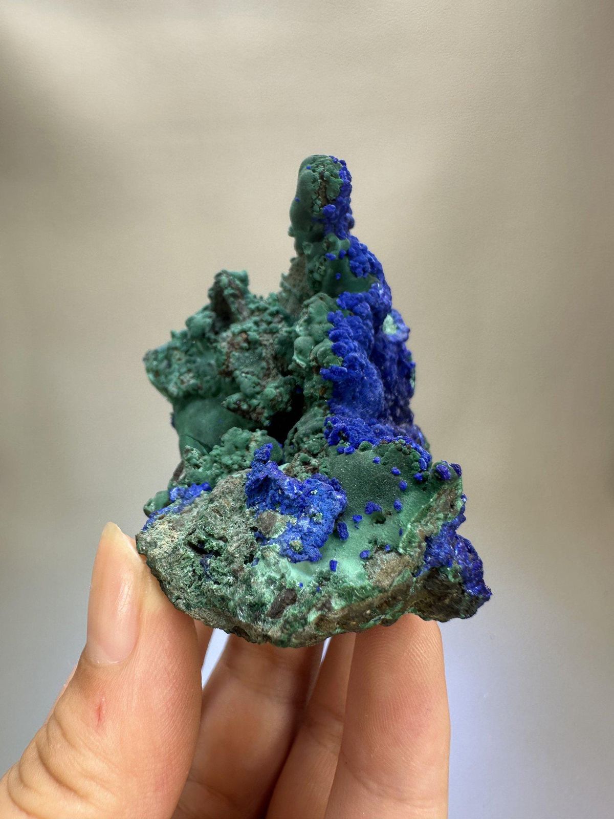 Azurite Crystal Specimen | Natural Blue Azurite Mineral | Anhui China | Collector Crystal