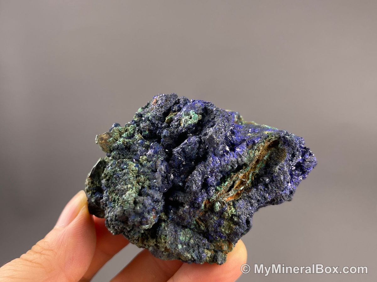 Azurite with Malachite/Chrysocolla — Locality Unconfirmed