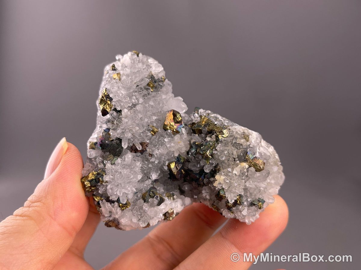 Quartz with Minor Chalcopyrite — Jiangxi, China