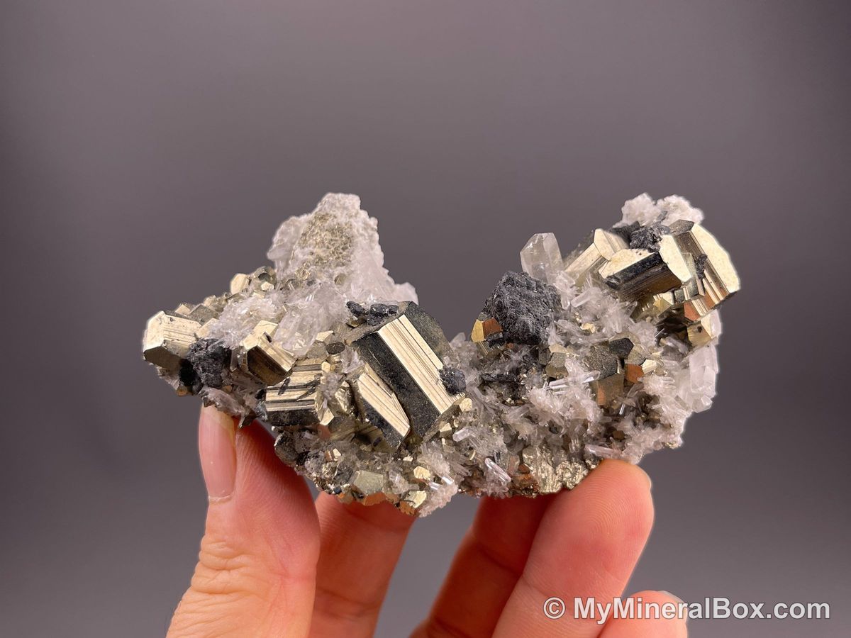 Quartz with Pyrite — Peru