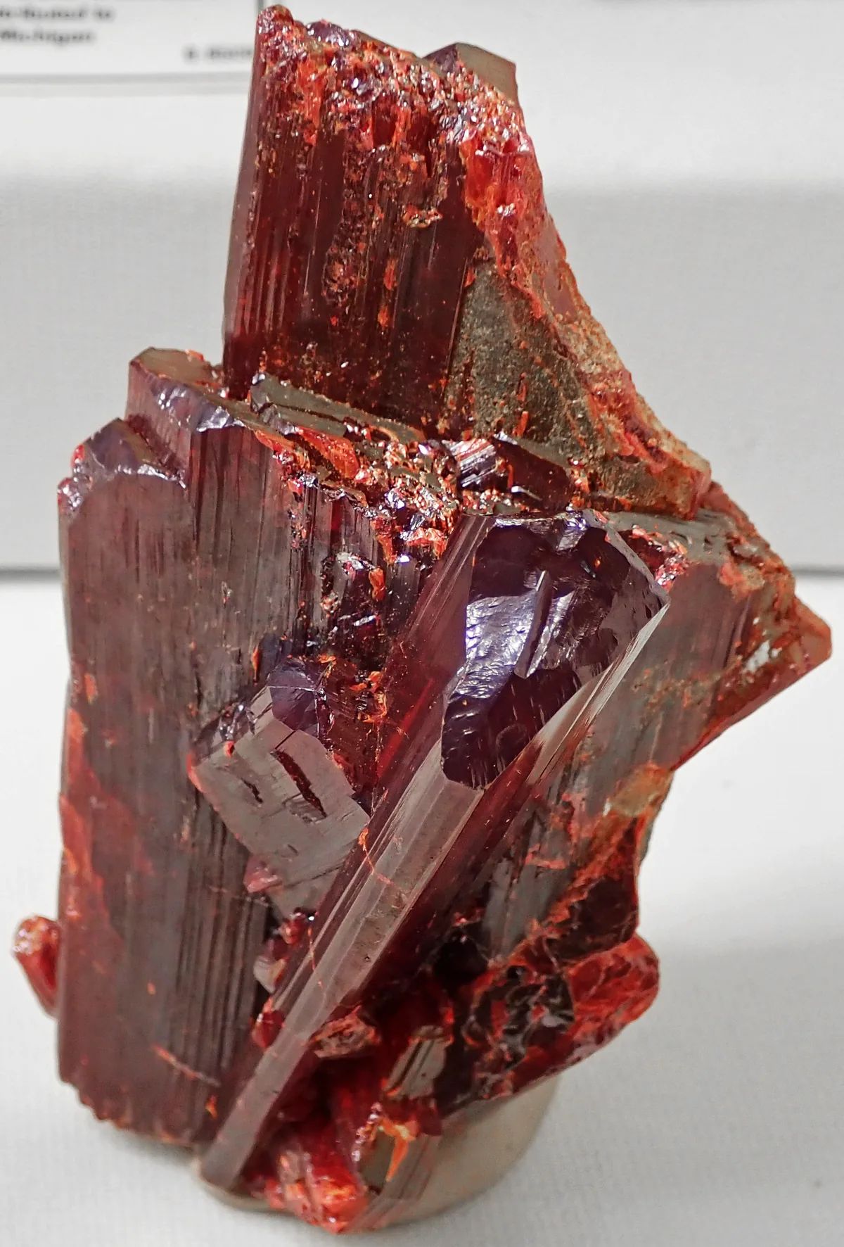 Realgar from the Shimen Mine, Hunan Province, China