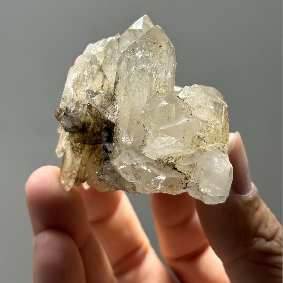 Quartz Cluster B Tibet 5.8 cm — complete view