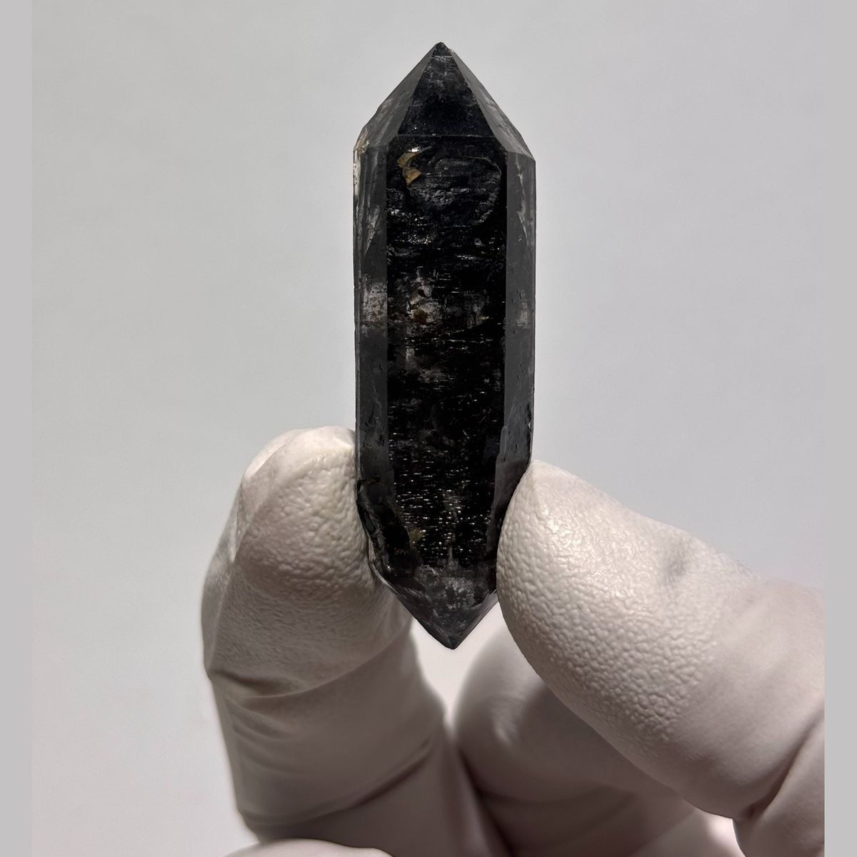 Spirit cactus quartz point — complete view