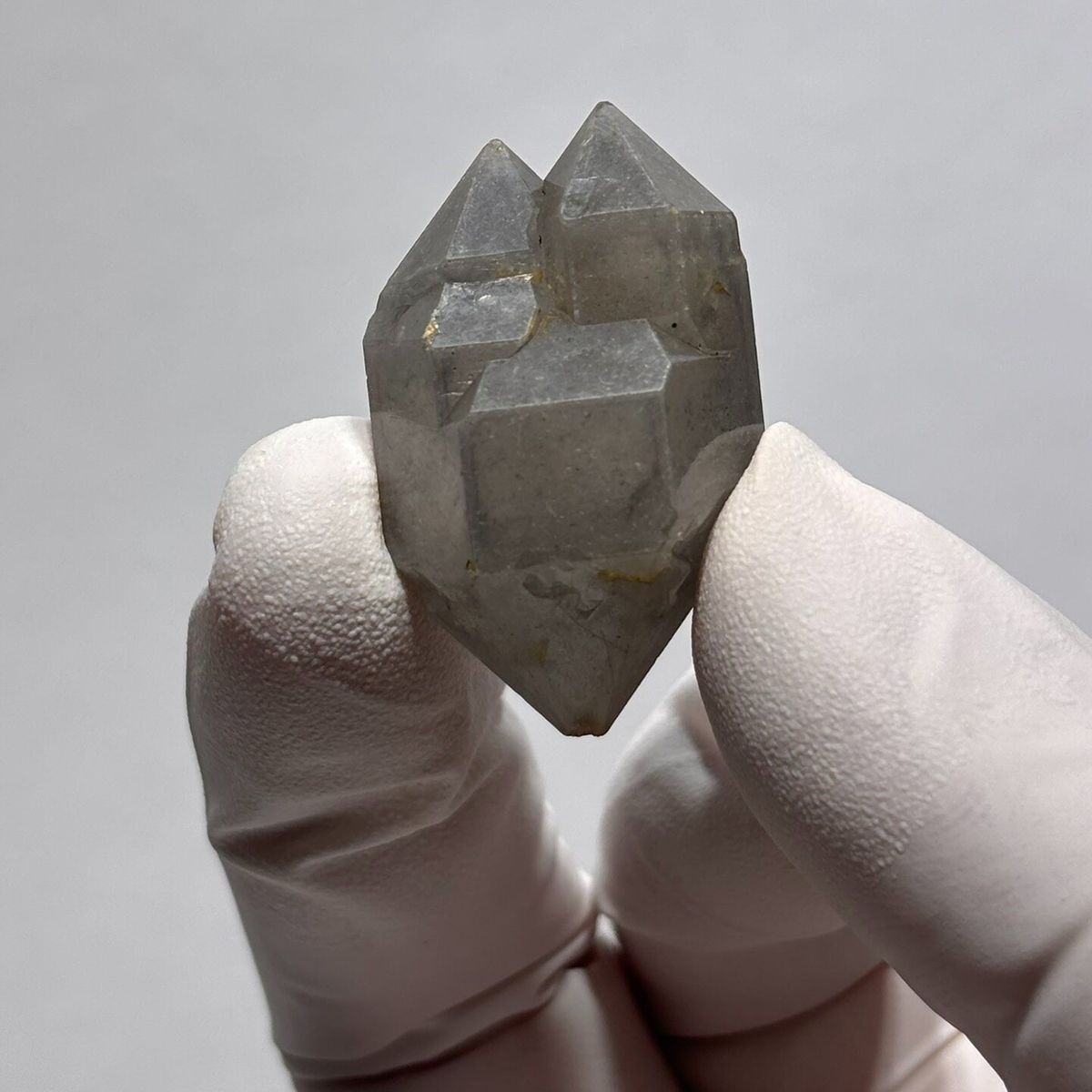 Flower-tip etched DT Yunnan quartz — complete view