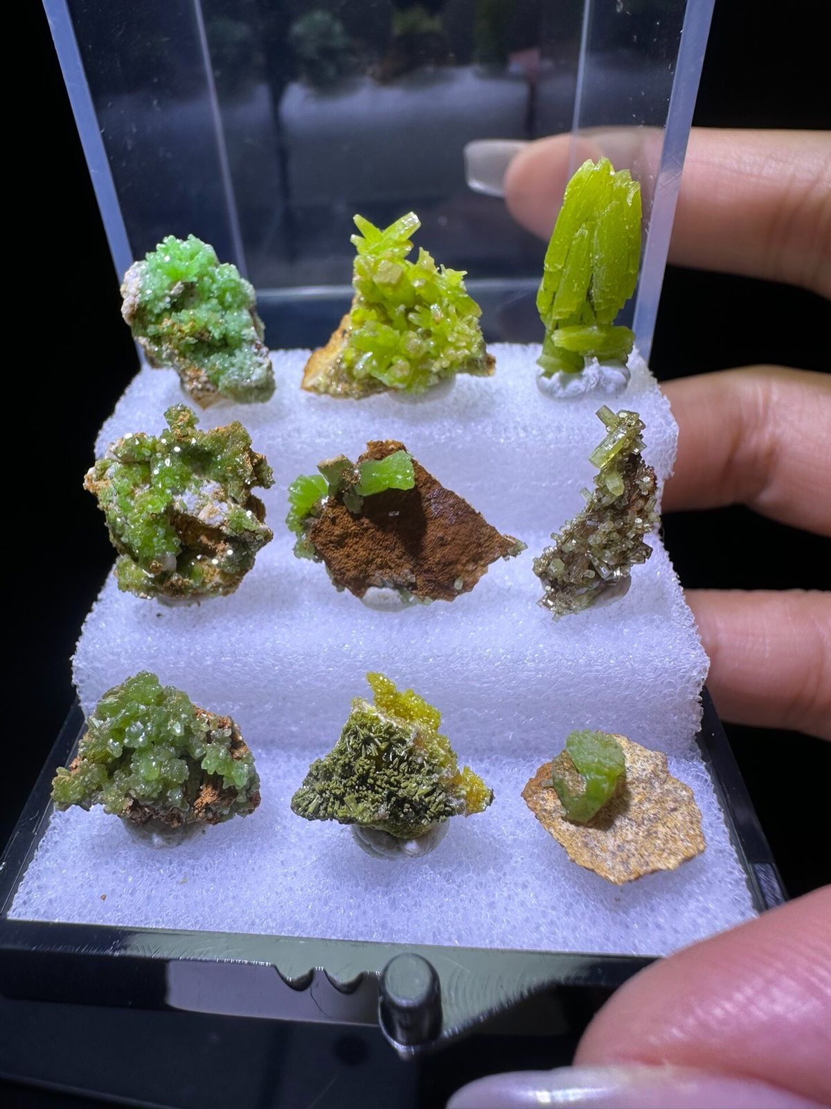 Pyromorphite, individual mineral specimen view 1 for a mineral collection