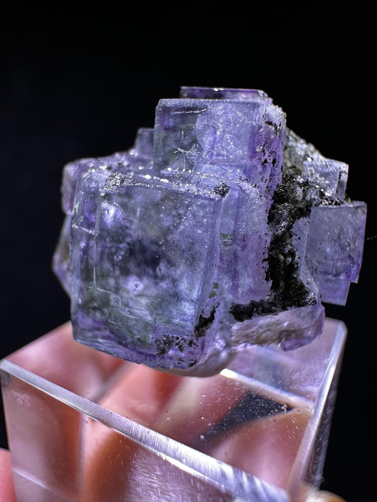 Fluorite from Yaogangxian Mine, Yizhang Co., Hunan, China, individual mineral specimen view 1