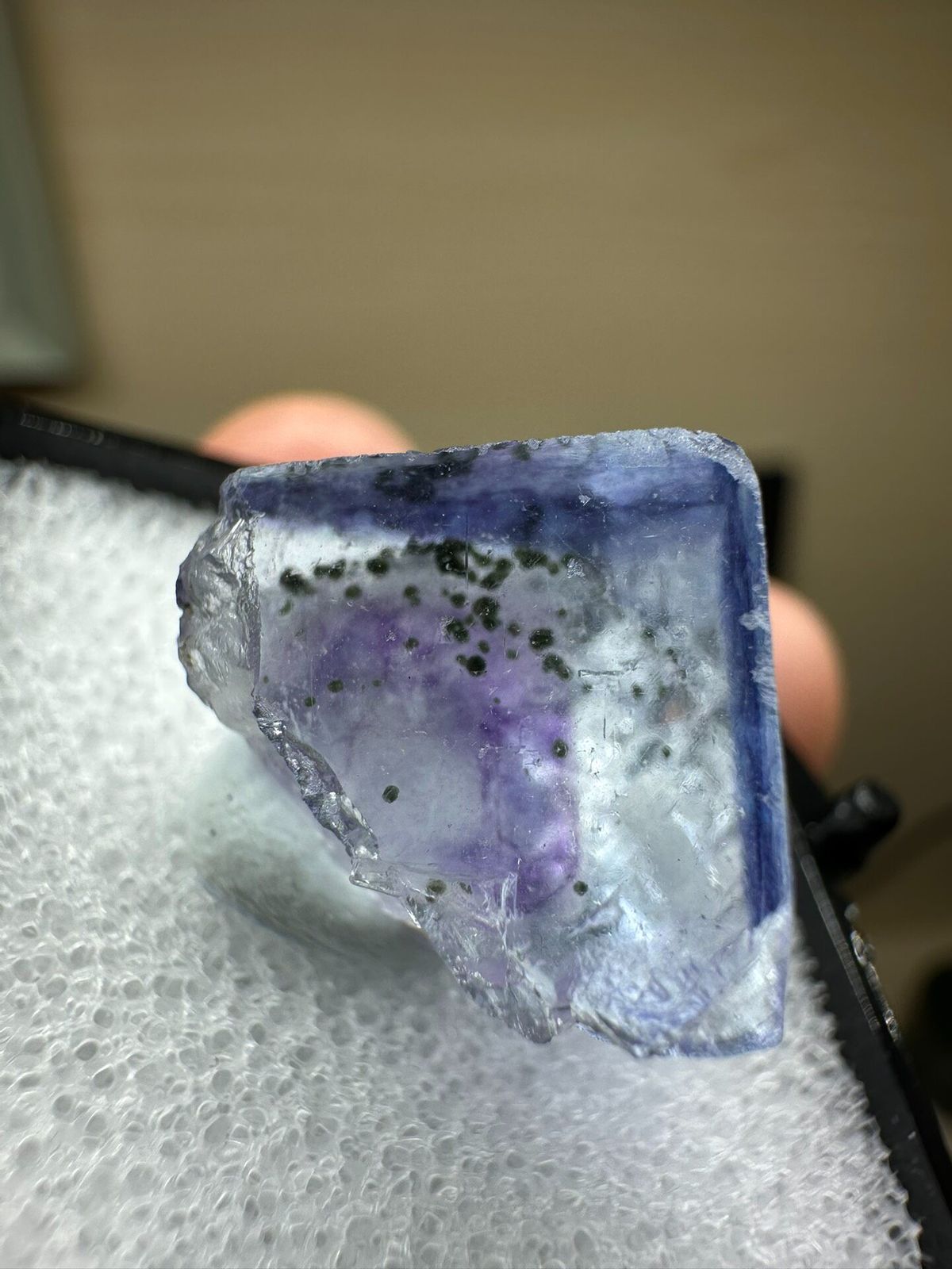 Fluorite from Yaogangxian Mine, Yizhang Co., Hunan, China, individual mineral specimen view 1