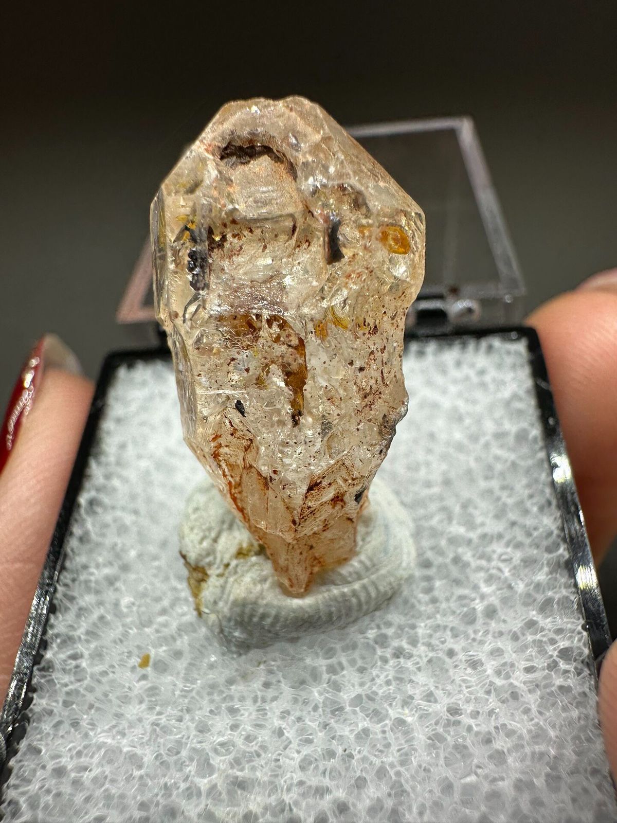 Quartz, individual mineral specimen view 1 for a mineral collection