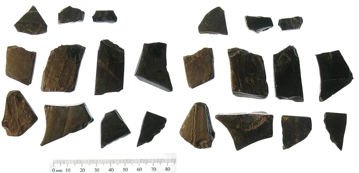 Jet — raw gemstone material