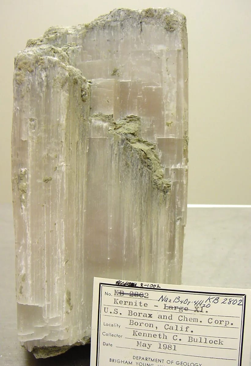 Kernite specimen