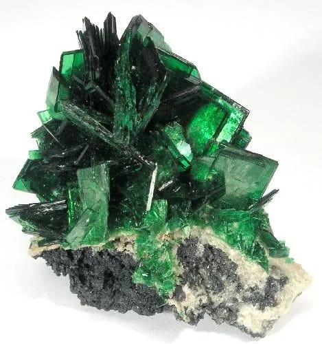 Torbernite specimen