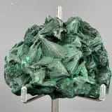 Malachite Needle Cluster, Yangchun, Guangdong collector review photo