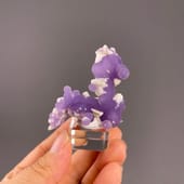 Customer photo of Purple Grape Agate with Horse-Like Outline | Indonesia from Verified buyer's review