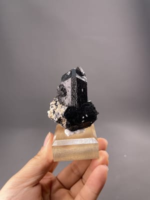Tourmaline mineral specimen from Tsumeb Mine, Namibia