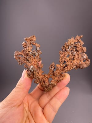 Native copper arborescent specimen from Jiangxi, China