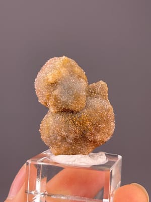 Delicate botryoidal gypsum flower crystal from Guizhou, China