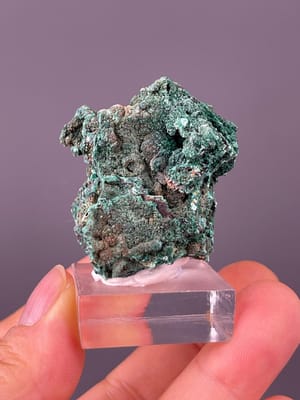 Malachite botryoidal cluster China front view