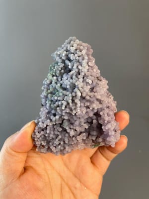 Multicolor grape agate cluster from Indonesia