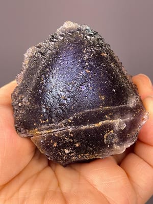 Sugar-coated fluorite crystal pair from Fujian, China