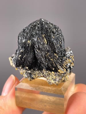 Specular hematite crystal cluster from Bayan Obo, Inner Mongolia