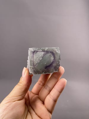 Porcelain Blue Fluorite Cubic Yaogangxian Chenzhou