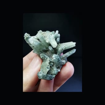 Intergrown Pale Quartz Cluster — Exact Mineral Specimen