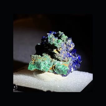 Azurite with Malachite from Liufengshan, Anhui