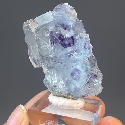Phantom fluorite with pyrite from Yaogangxian mine, Hunan, China