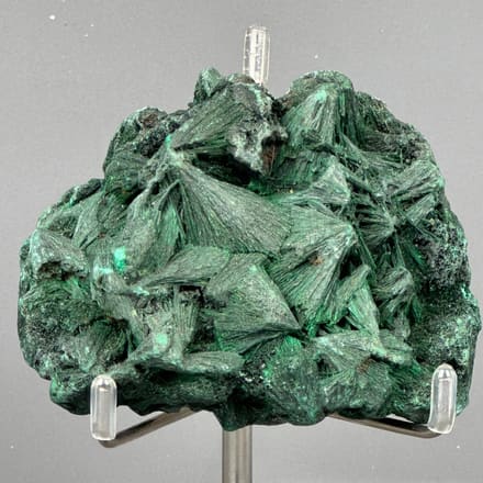 Malachite needle cluster from Yangchun Guangdong China