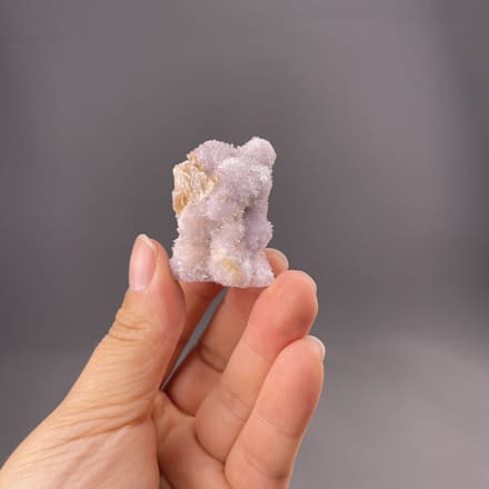 Purple gypsum with acicular needle-like habit from Guizhou Province, China