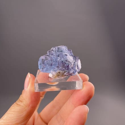 Purple phantom fluorite with stepped crystal form, Yaogangxian Mine, Hunan