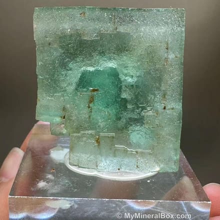 Green Fluorite Cube Cluster Yaogangxian Mine Hunan China - Raw Natural Crystal Mineral Specimen Collector - SKU H1018