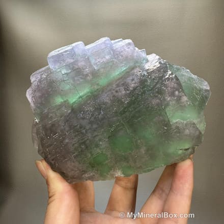 Large Green Fluorite Cluster | Natural Cubic Fluorite | Zhejiang China | Collector Mineral Specimen