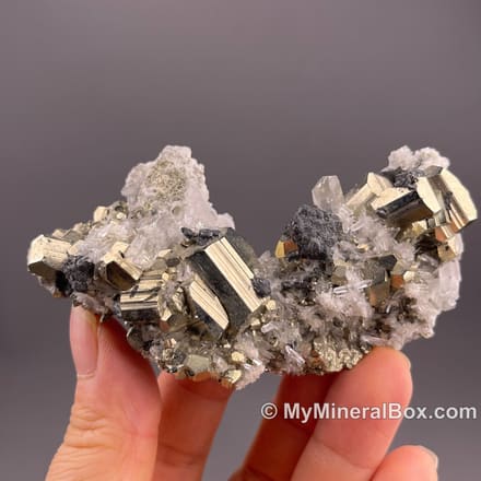 Quartz with Pyrite — Peru