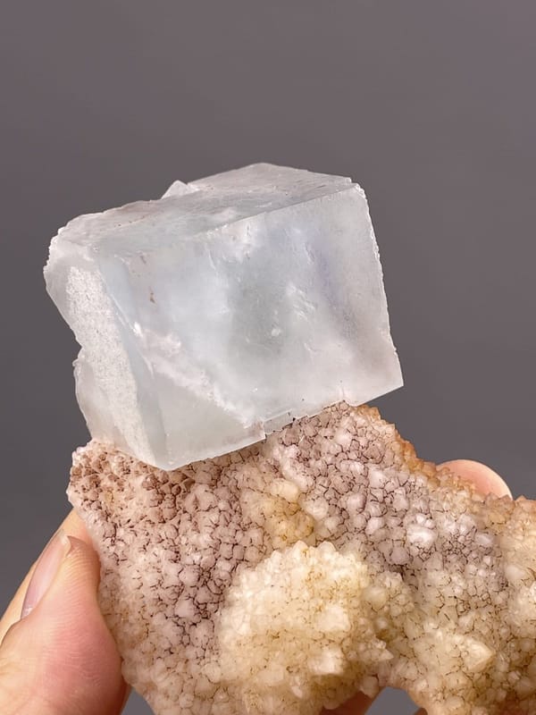 Cubic Dolomite Specimen from Guangxi, China – side profile