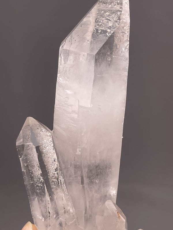 Himalayan Quartz Crystal from Parvati Valley, Pakistan – scale reference view