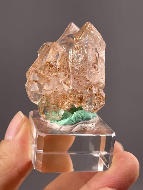Collector-grade quartz scepter crystal, Haramosh Mountains, Pakistan