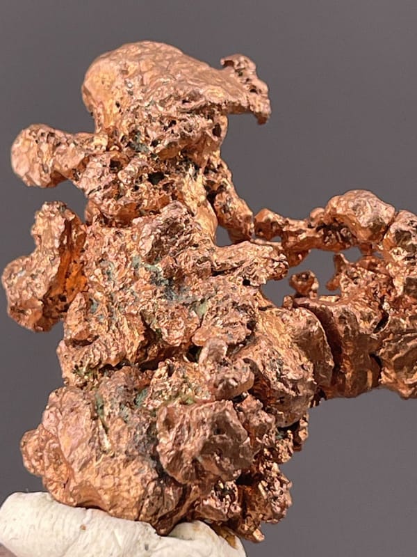 Native copper cluster from Yichun Mine Jiangxi China, SKU 1122