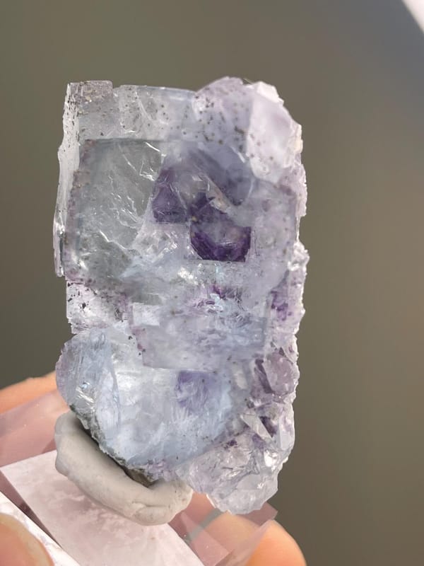 Fluorite and pyrite multi-mineral specimen, 1.59 oz