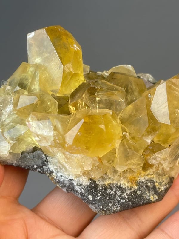 Collector yellow calcite specimen from Hunan Province, China