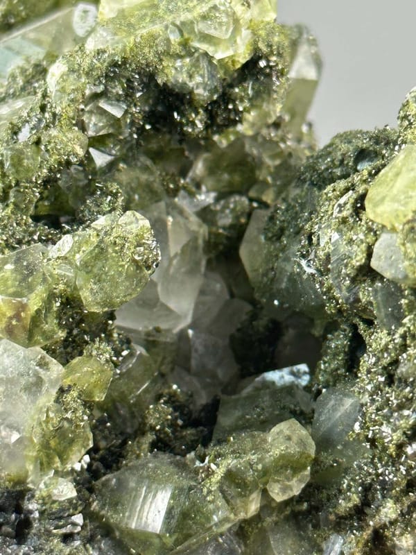Natural landscape patterns visible in garden quartz