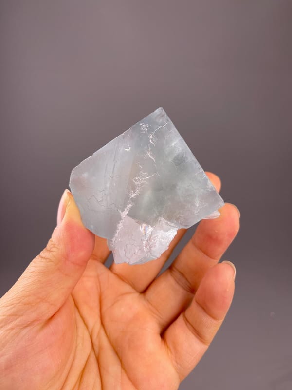 Yaogangxian green phantom fluorite, 6.7 oz, vitreous luster
